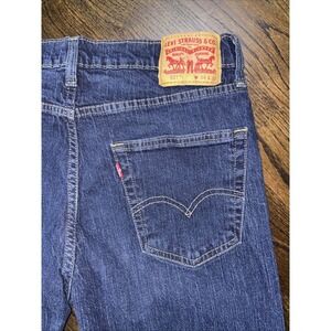 Vintage Y2K Levis 527 Low Boot Cut Jeans Mens 34x32 Blue Regular Bootcut Denim